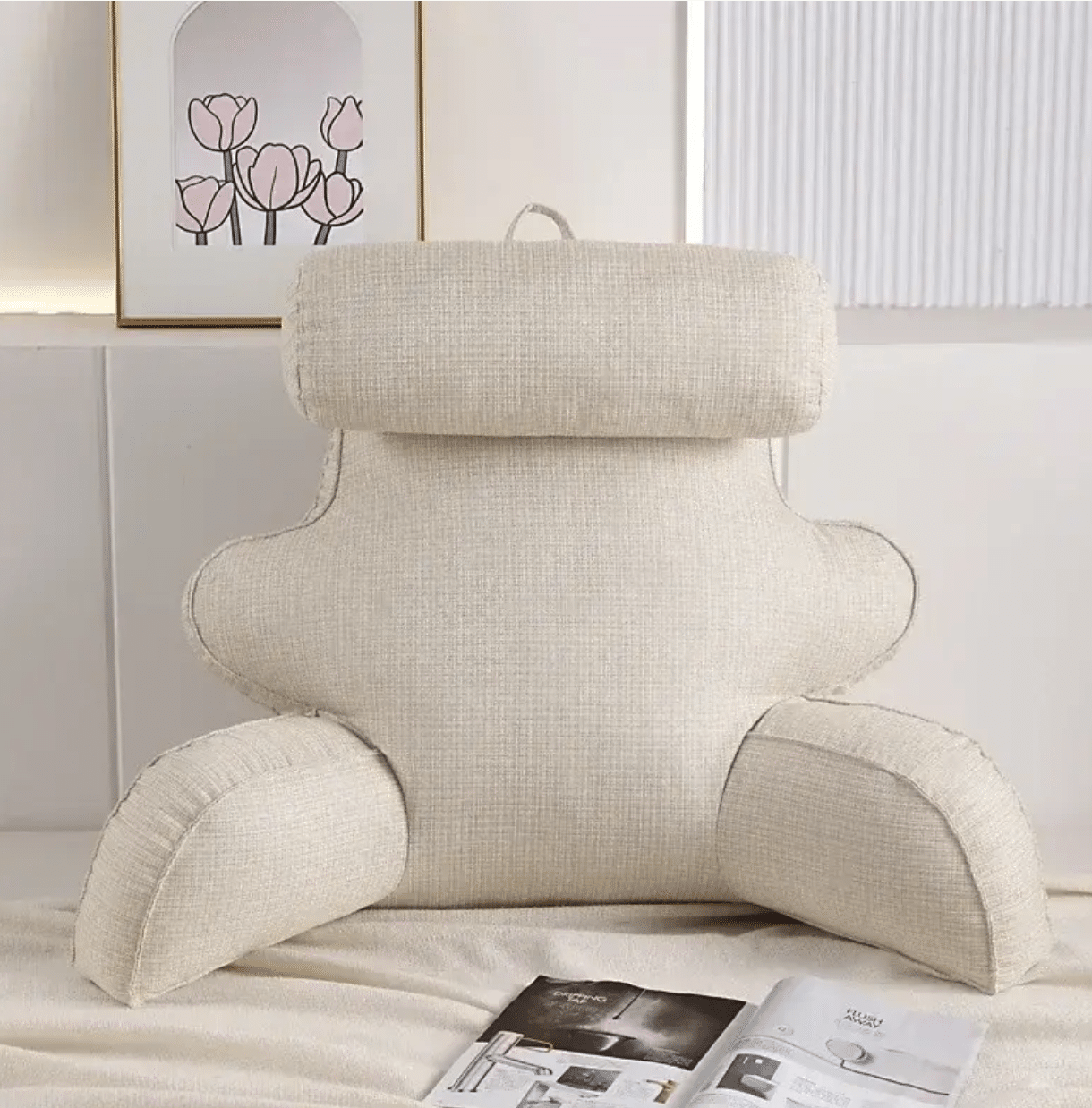 Confort ultime avec le coussin de lecture